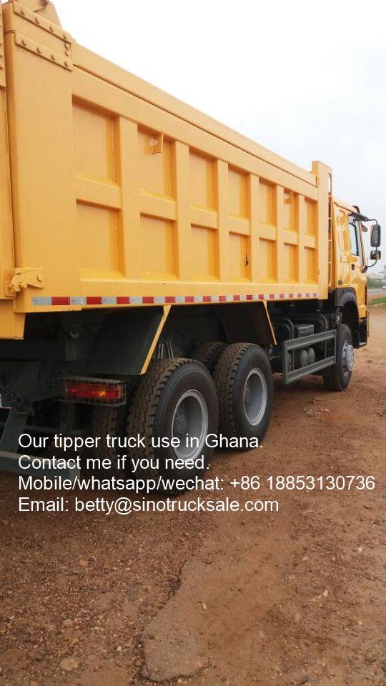 Howo tipper truck use in Ghana (2).jpg