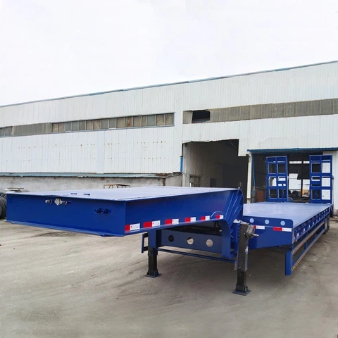 2 Axle Lowbed Semi Trailer