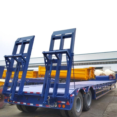 2 Axle Lowbed Semi Trailer