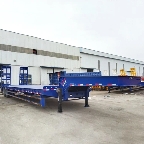2 Axle Lowbed Semi Trailer