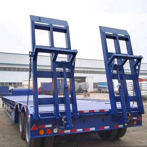 2 Axle Lowbed Semi Trailer