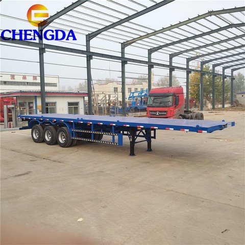 3 Axle Fladbed Container Trailer