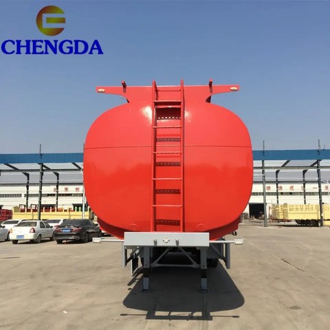 3 Axle Stainless Steel Diesel Tanker Trailer