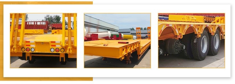 4 Axle Lowboy Semi Trailer Details 4 Axle Lowboy Semi Trailer Details
