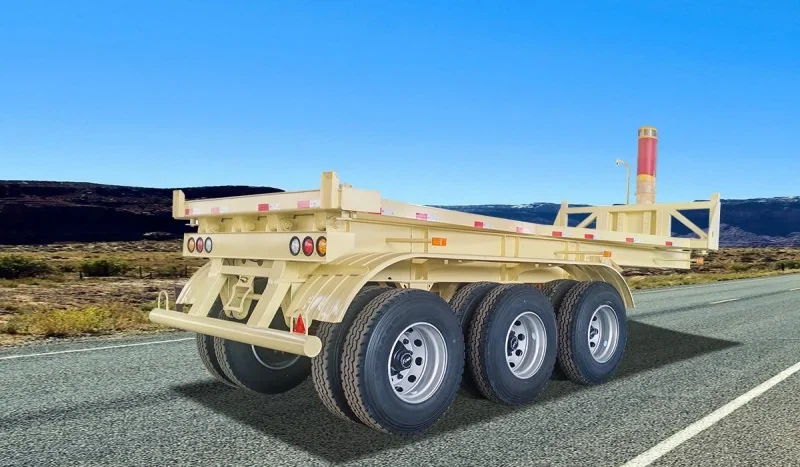 product-1-1 3 axle 40ft 45ft skeletal container trailer chassis