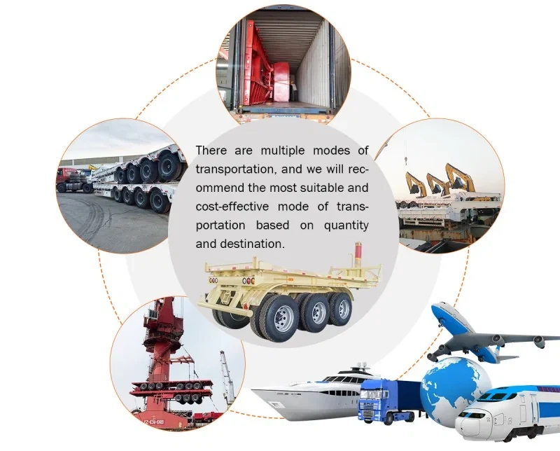 product-1-1 Skeletal container trailer shipping and Ro-Ro loading