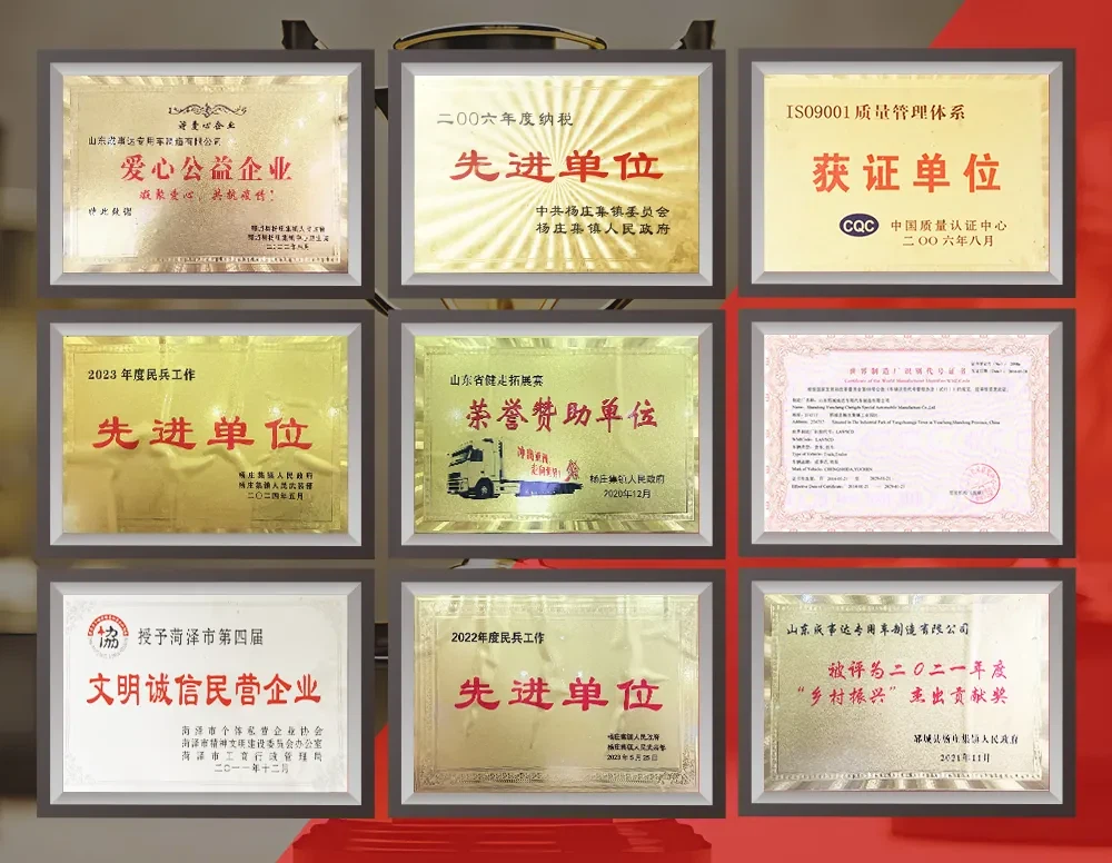 product-1-1 cargo trailer certifications BV WMI CCC ISO9001