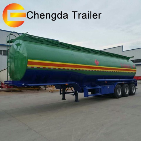 Tri-Axles 44000 48000 Liters Oil Fuel Tanker Tunker Tank Trailer