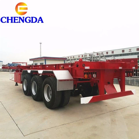 40ft Skeleton Container Semi Trailer