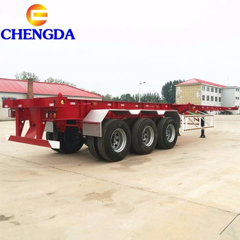 40ft 20ft 45ft Container Skeleton Semi Trailer
