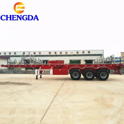 40ft 20ft 45ft Container Skeleton Semi Trailer