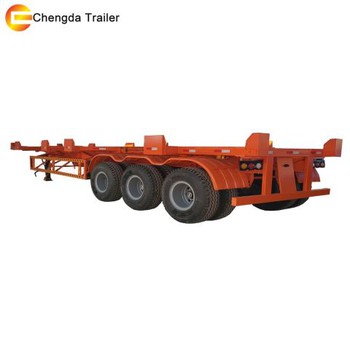 Low Price Truck Interlink Skeleton Semi Trailer