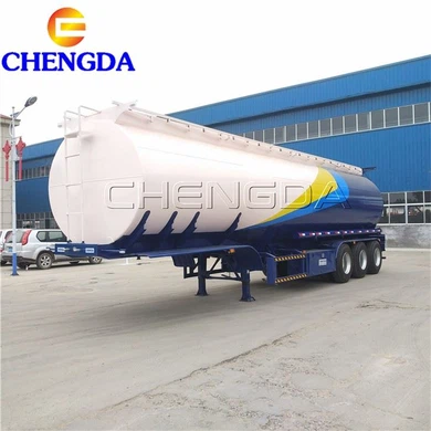 3 Axle 40000 42000 45000 50000 60000 Liters Oil Refueling Tanker Fuel Tank Semi Trailer