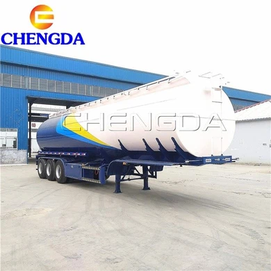 3 Axle 40000 42000 45000 50000 60000 Liters Oil Refueling Tanker Fuel Tank Semi Trailer