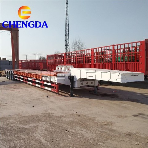 Low Bbed Trailer Truck