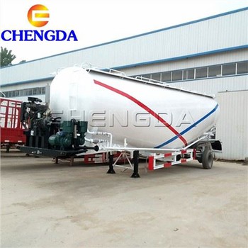 Aluminium Frame Cement Truck Powder Semi Trailer