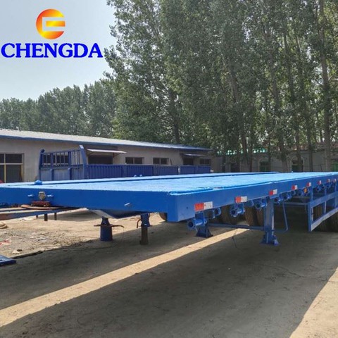 Tri Axle Flatbed Semi Trailer