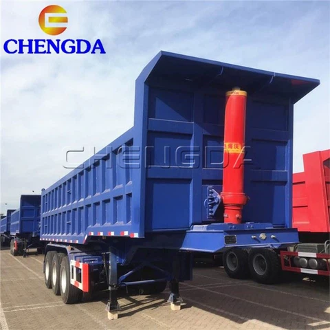 35Cbm 3Axles End Dump Trailer
