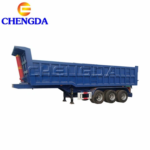 35Cbm 3Axles End Dump Trailer