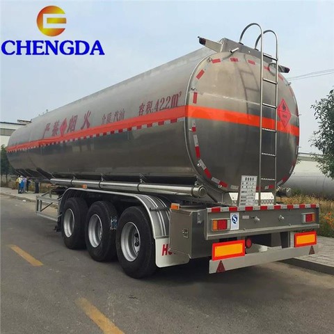 45000liters Aluminum Fuel Tanker Trailer
