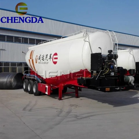 3 Axle 50 Ton Bulk Cement Trailer
