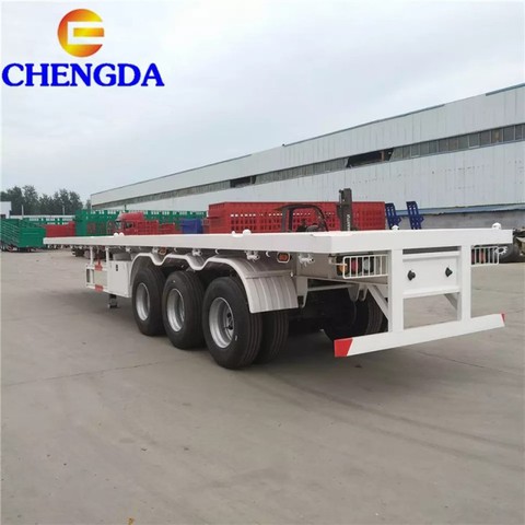 3 Axle Flatbed Container Trailer