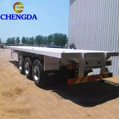 3 Axle Flatbed Container Trailer
