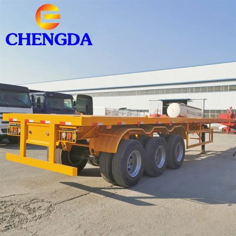 3 Axle Flatbed Lorry Trailer