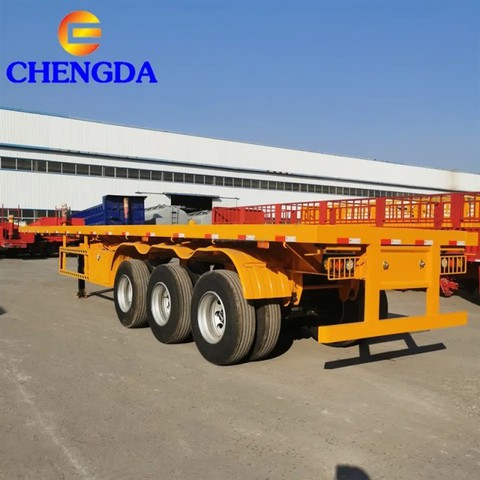 3 Axle Flatbed Lorry Trailer