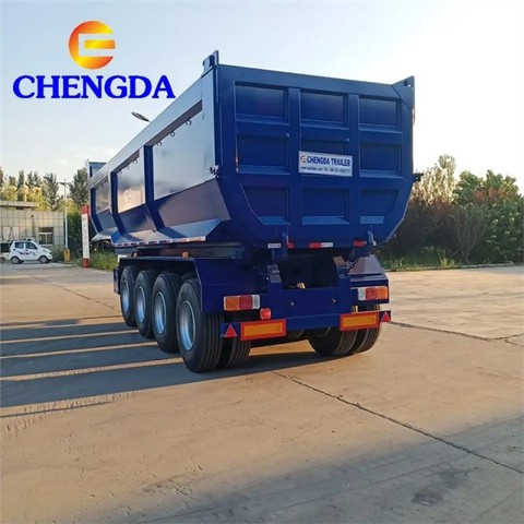 4 Axle Dump Semi Trailer
