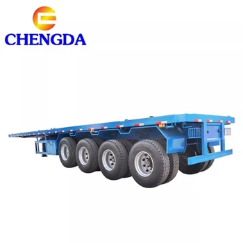 4 Axle Heavy Duty Flatbed Trailer