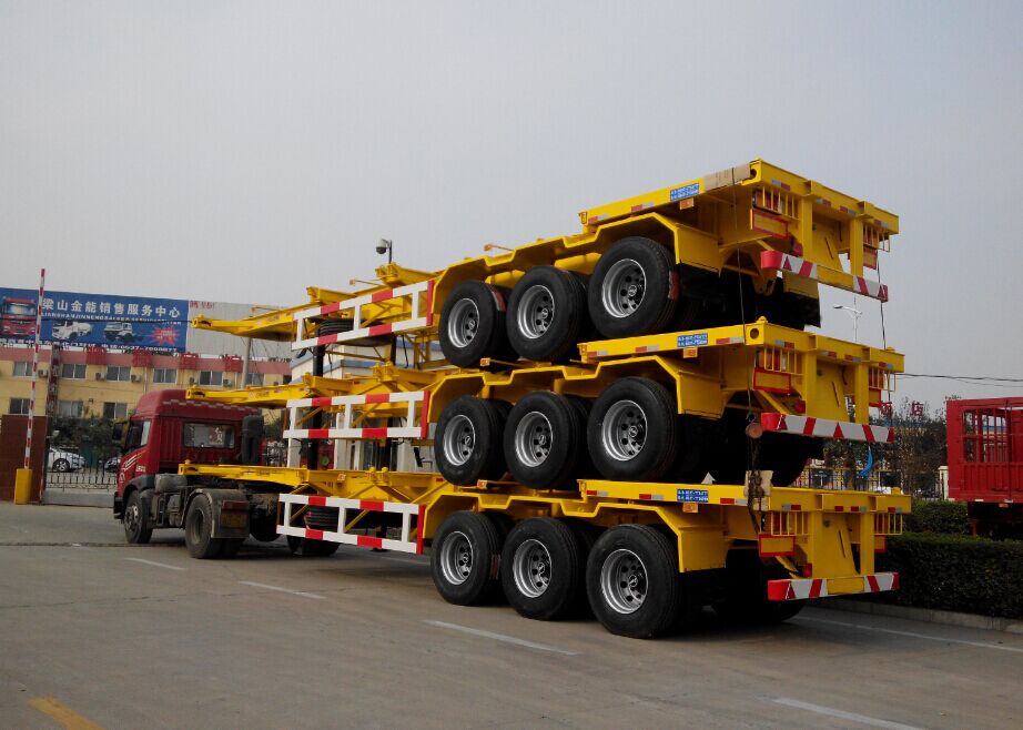 10 units skeleton semi trailers are exported to Philippines.jpg