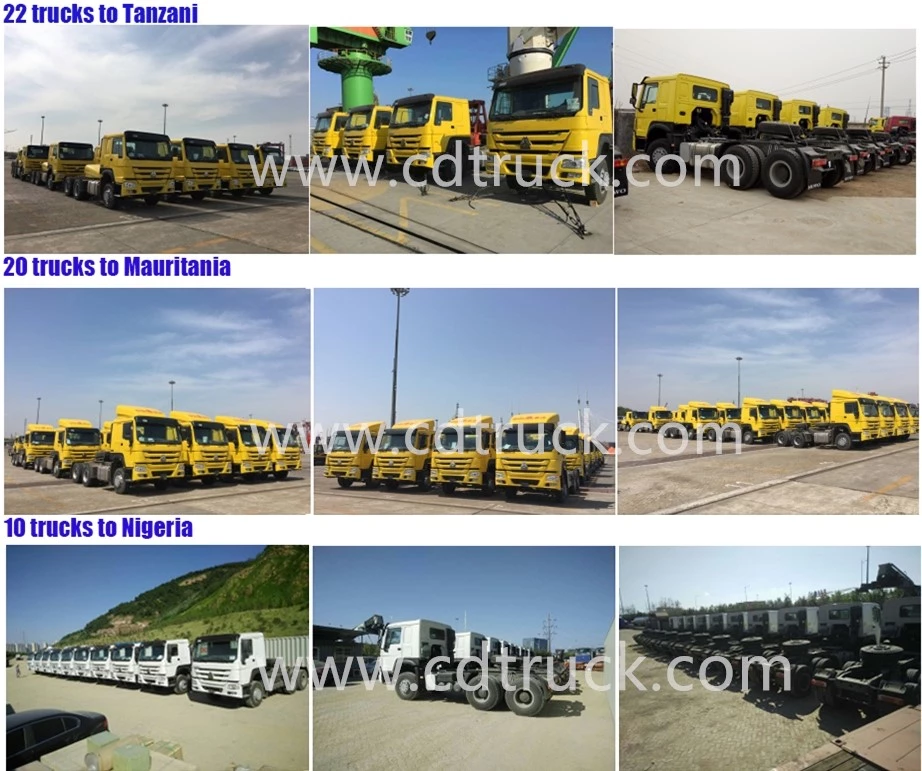 sinotruck howo tractor truck hot sale with mechanical suspension
