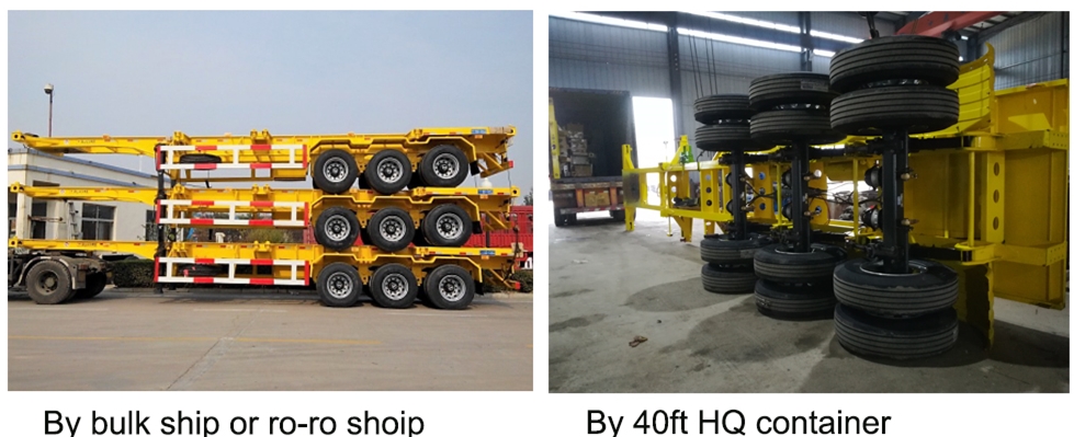 Flatbed Semi Trailer Shipment