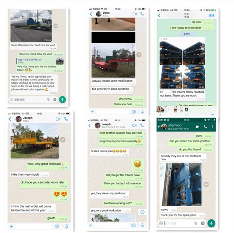 20ft Container Trailer Customers Feedback