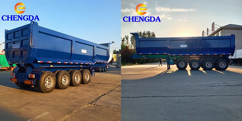 4 axle dump trailer