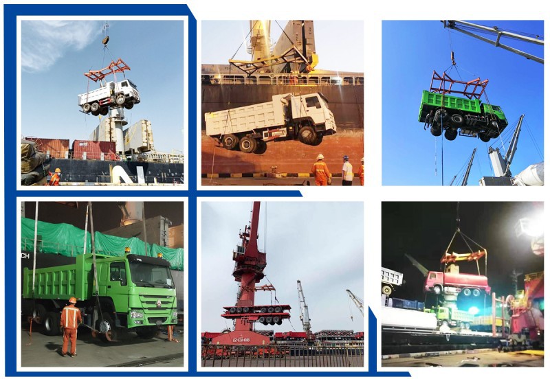 Howo 371 dump truck shipping