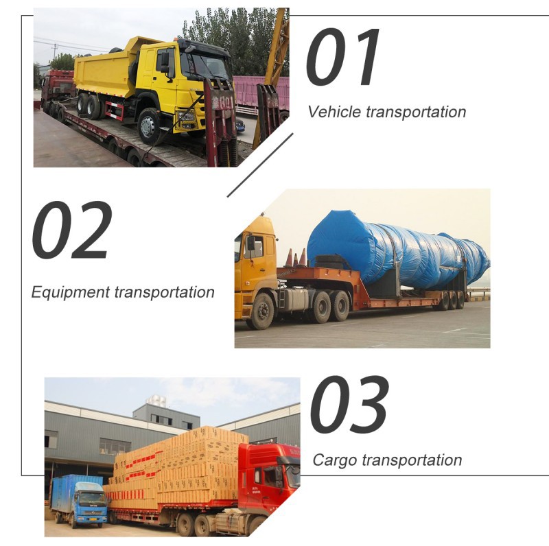 3 Axle Lowbed Trailer application