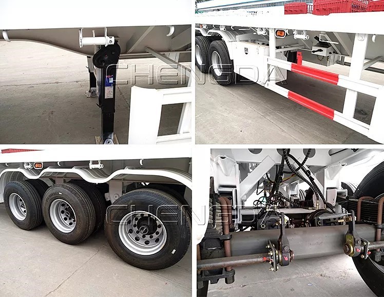 3 Axle Flatbed Container Trailer details