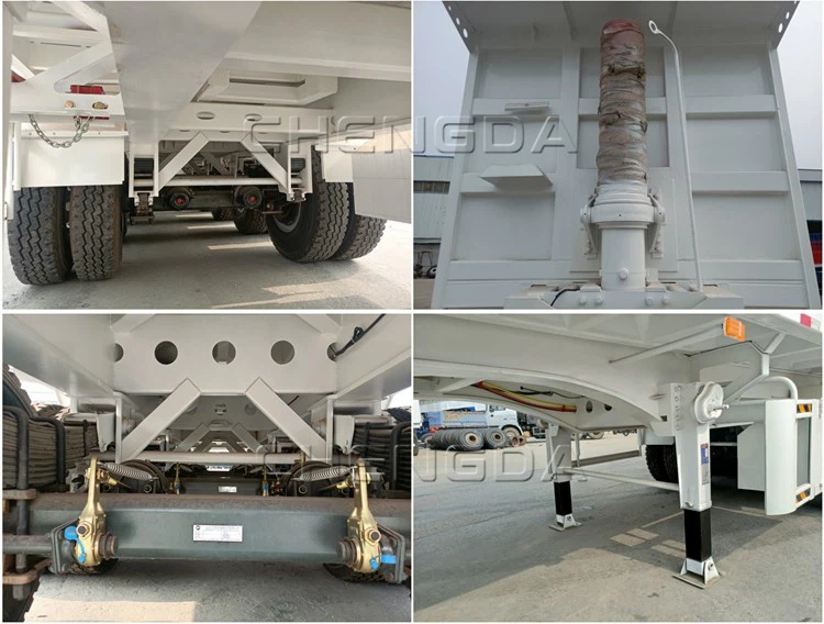 4 axle side tipper trailer details