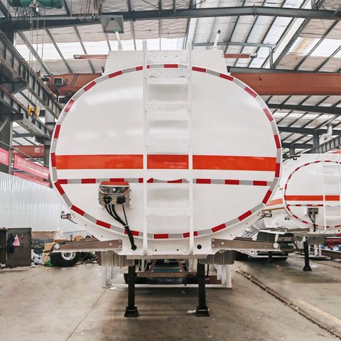 3 Axle Aluminum Fuel Tank Trailer