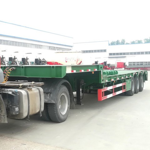 Tri Axle Low Bed Semi Trailer