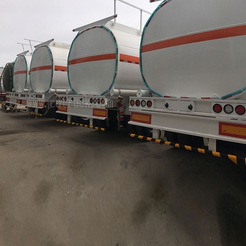3 Axles 50000 Litres 3 Compartment Gasoline Oil Fuel Tank Semi Trailer