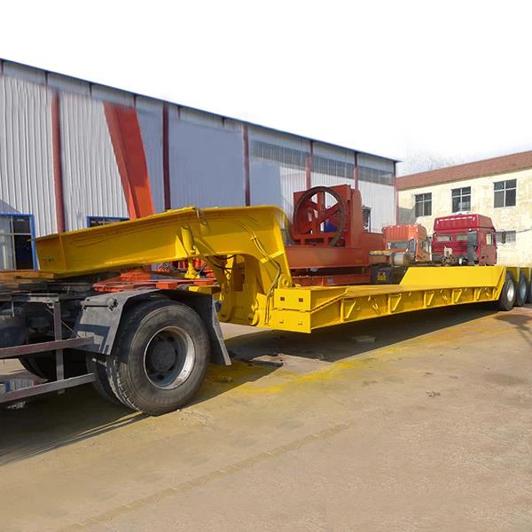 Detachable Hydraulic Gooseneck Low Bed Trailer