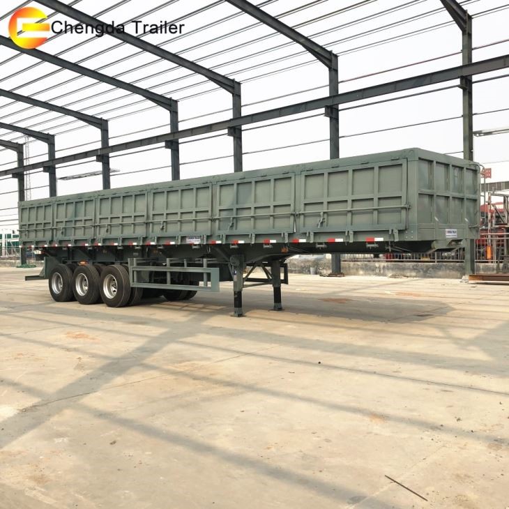 3 Axles Side Tipper Dump Trailer