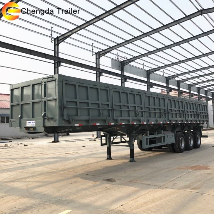 3 Axles Side Tipper Dump Trailer
