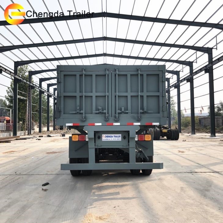 3 Axles Side Tipper Dump Trailer