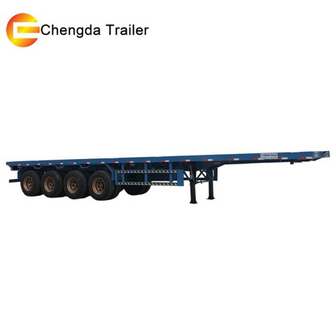 4 Axles 40ft Container Flatbed Trailer