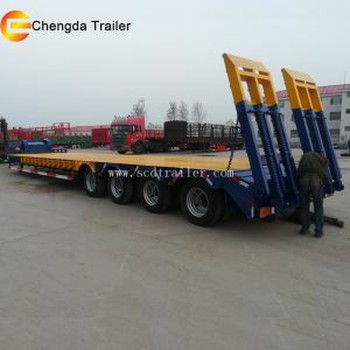 3 Axle Removable Gooseneck Lowbed Trailer