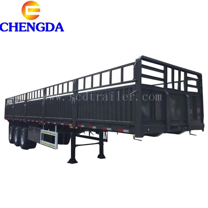 3/4 Axle Heavy Duty Semi Trailer With Removable Side Wall